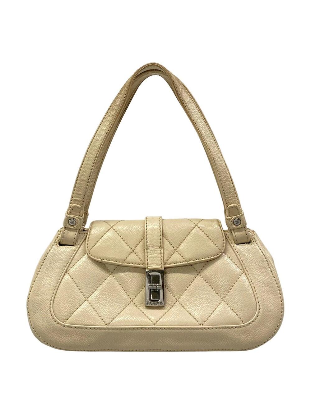 Chanel 2.55/Matelasse Cream Calfskin #330780C16B